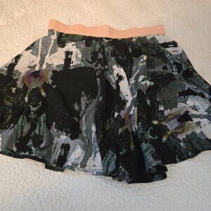 Jack, Medium, Black and White mini-skirt